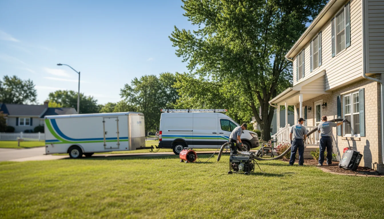 Flooded Basement Restoration And Cleanup With Repair in Orient, OH near me